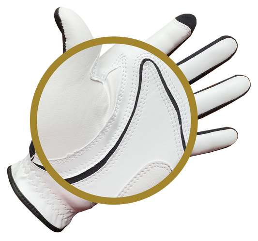 PROSTATE CANCER UK COPPERTECH PLUS ELITE GRIP ALL-WEATHER WHITE/GREY GOLF GLOVE