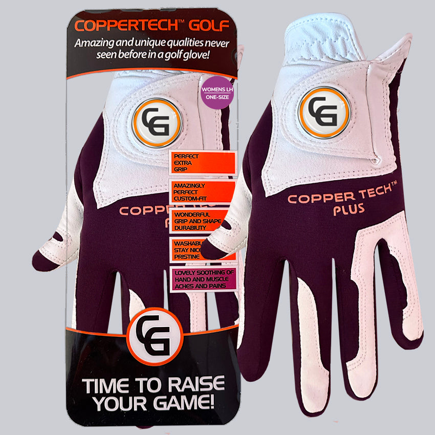 COPPERTECH PLUS ELITE GRIP WHITE/PURPLE GLOVE