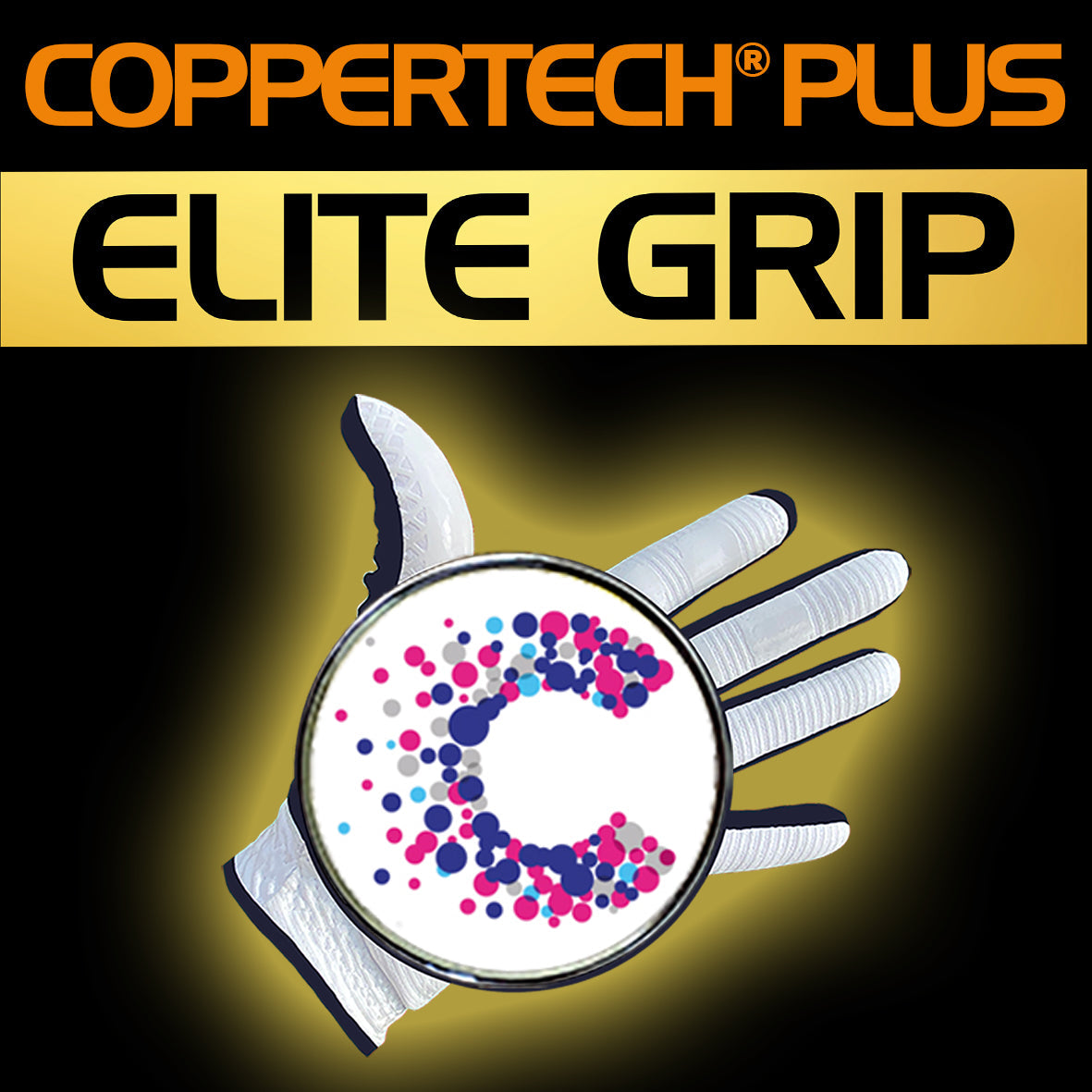 CANCER RESEARCH UK COPPERTECH PLUS ELITE GRIP GOLF GLOVES